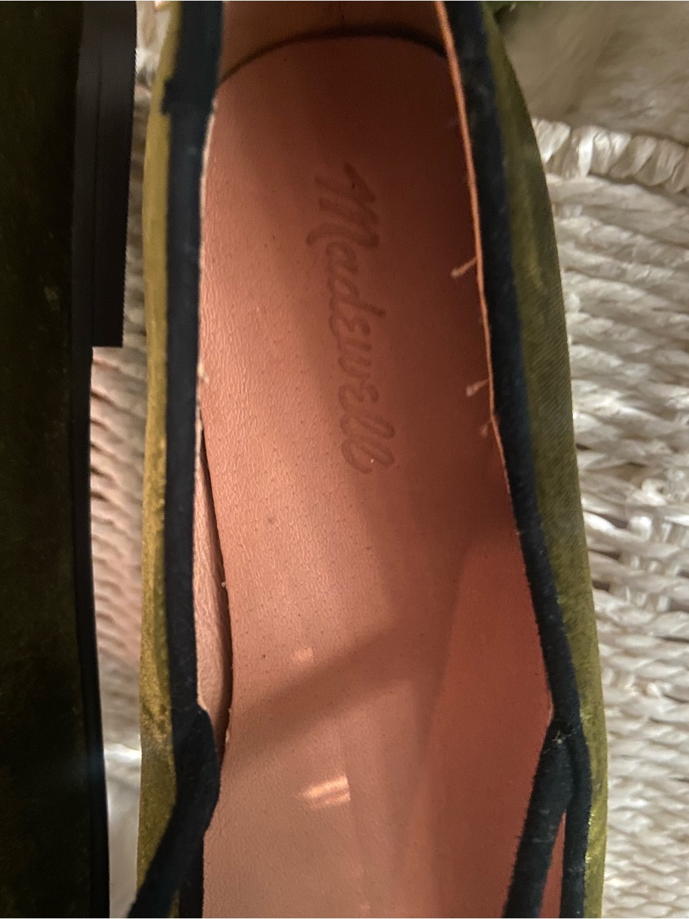 Madewell Greta Ballet Flat In Rich Green Velvet. NWT 💚 - Picture 5 of 12